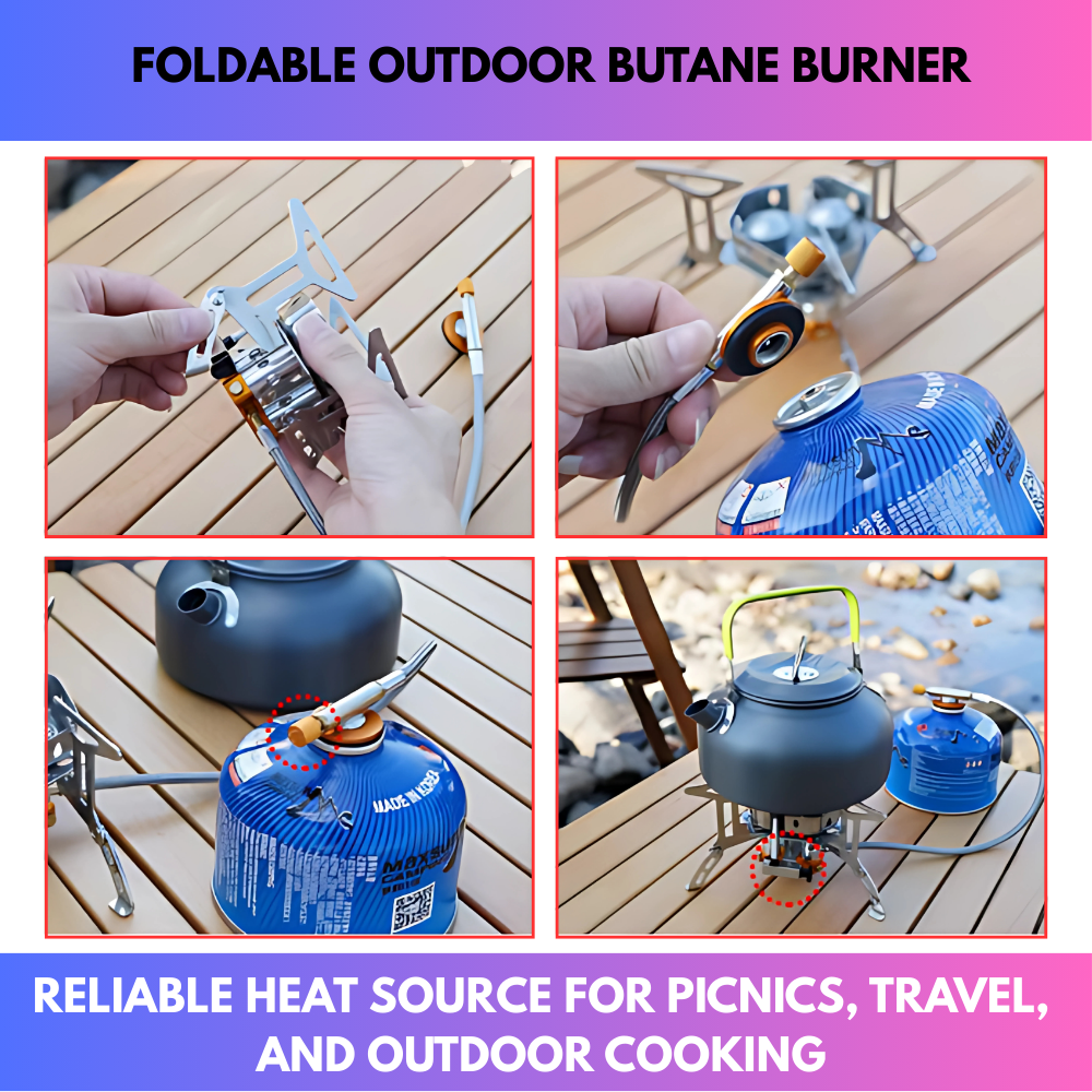 Foldable Outdoor Butane Burner