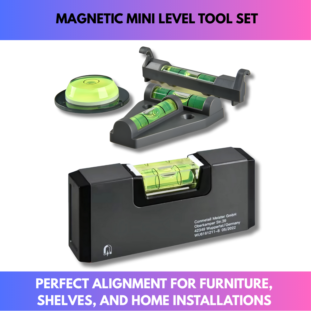 Magnetic Mini Level Tool Set