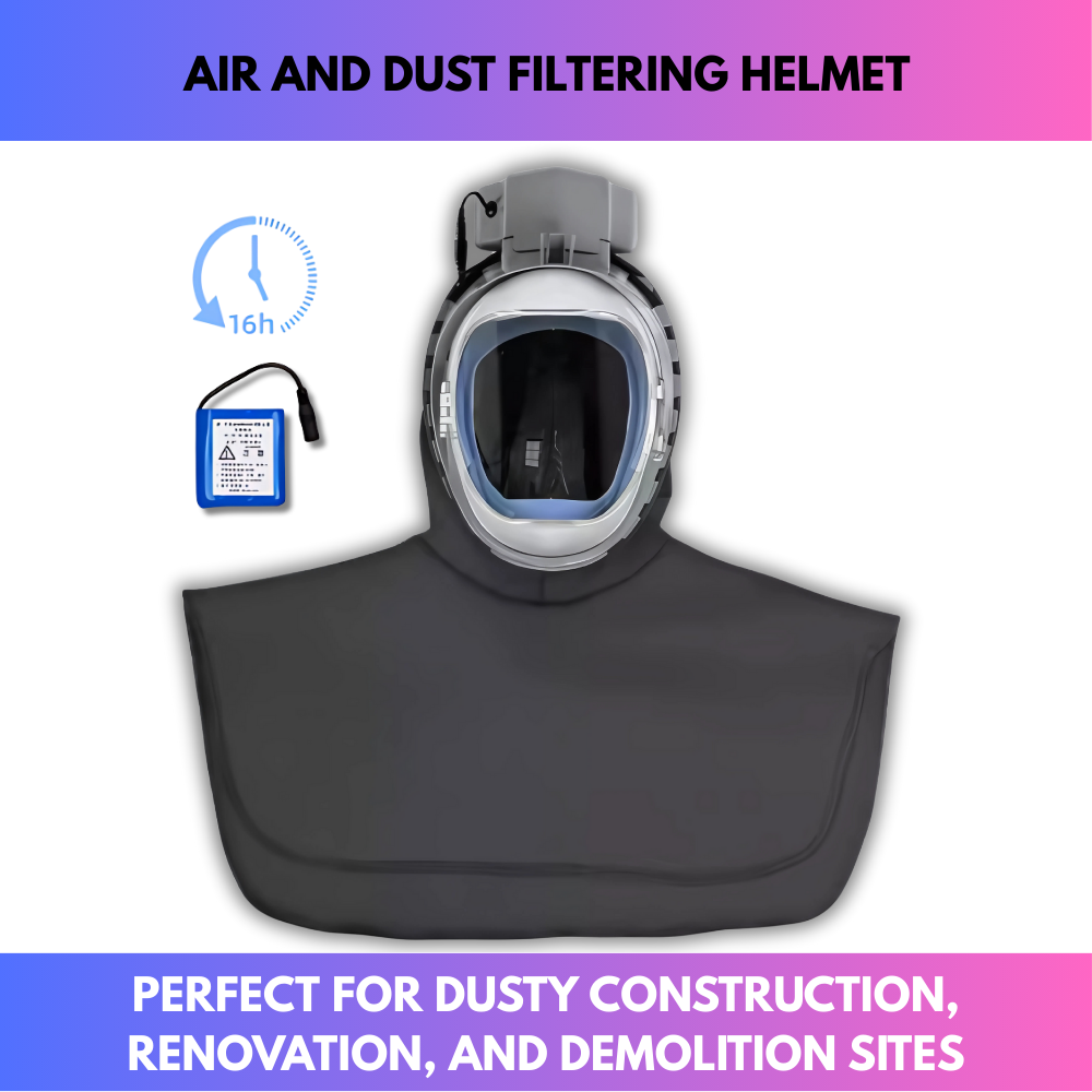 Air And Dust Filtering Helmet