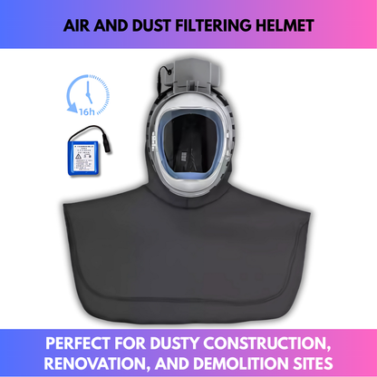 Air And Dust Filtering Helmet
