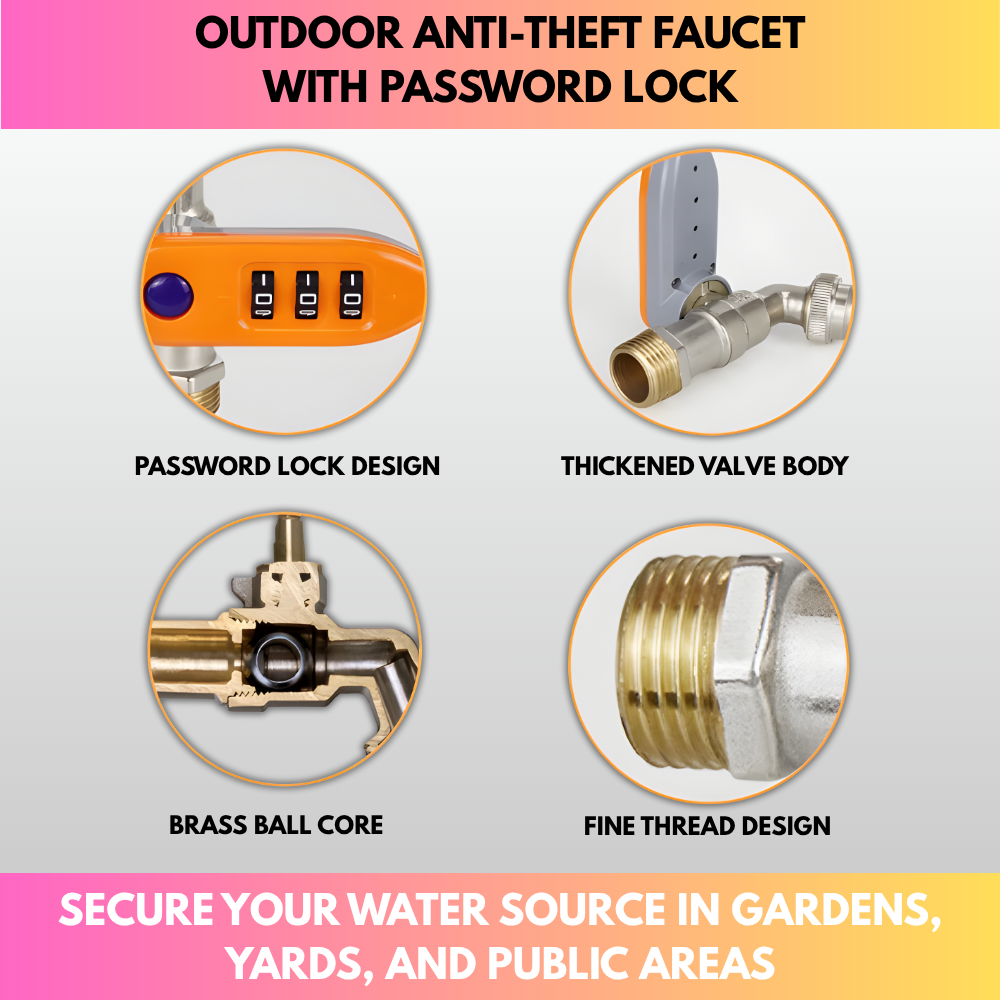 Outdoor Combination Lock Faucet
