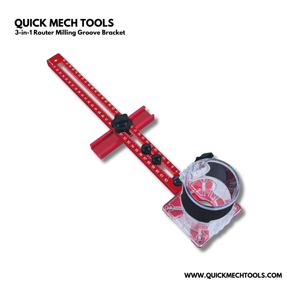 3-in-1 Router Milling Groove Bracket – QMT
