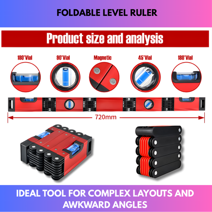 Foldable Level Ruler