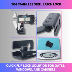 304 Stainless Steel Latch Lock view 5