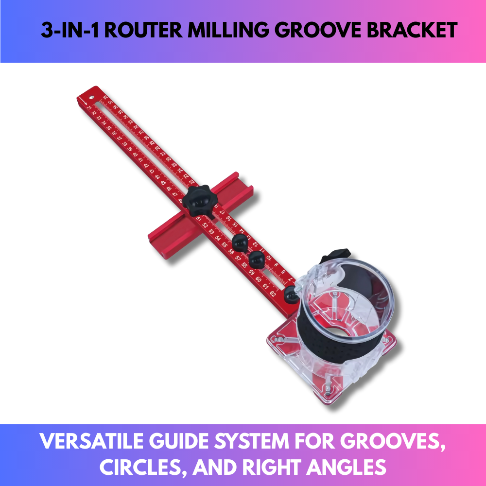 3-in-1 Router Milling Groove Bracket