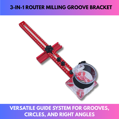 3-in-1 Router Milling Groove Bracket