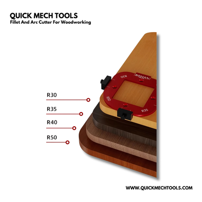 Fillet And Arc Cutter For Woodworking