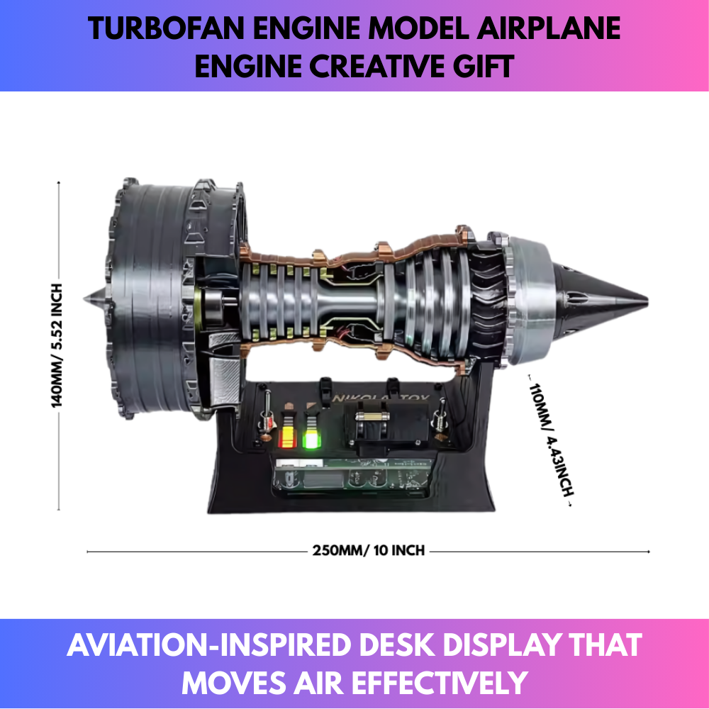Turbofan Engine Model Airplane Engine Creative Gift