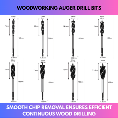 Woodworking Auger Drill Bits