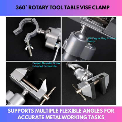 360° Rotary Tool Table Vise Clamp
