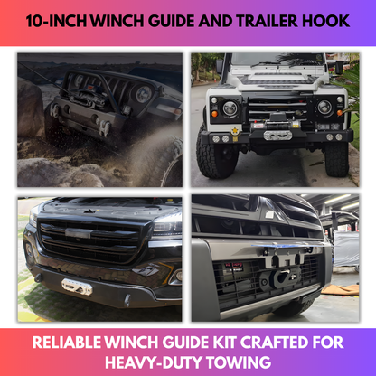 10-Inch Winch Guide and Trailer Hook