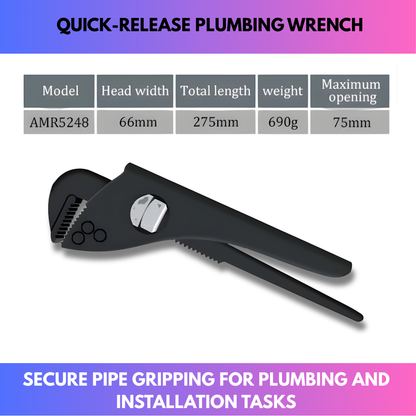 Quick-Release Plumbing Wrench