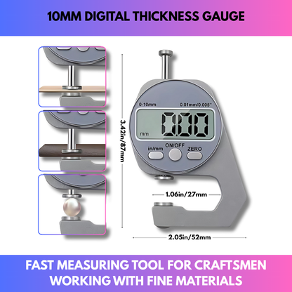 10mm Digital Thickness Gauge