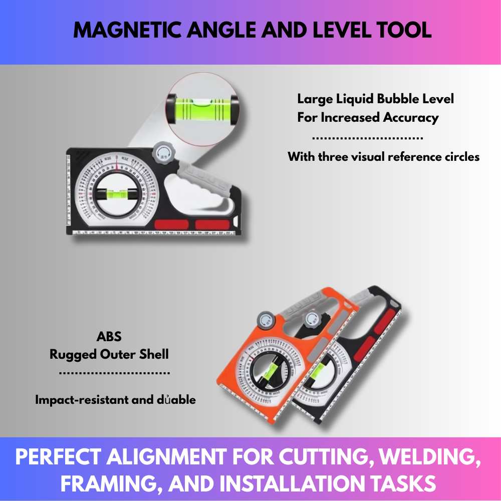 Magnetic Angle and Level Tool