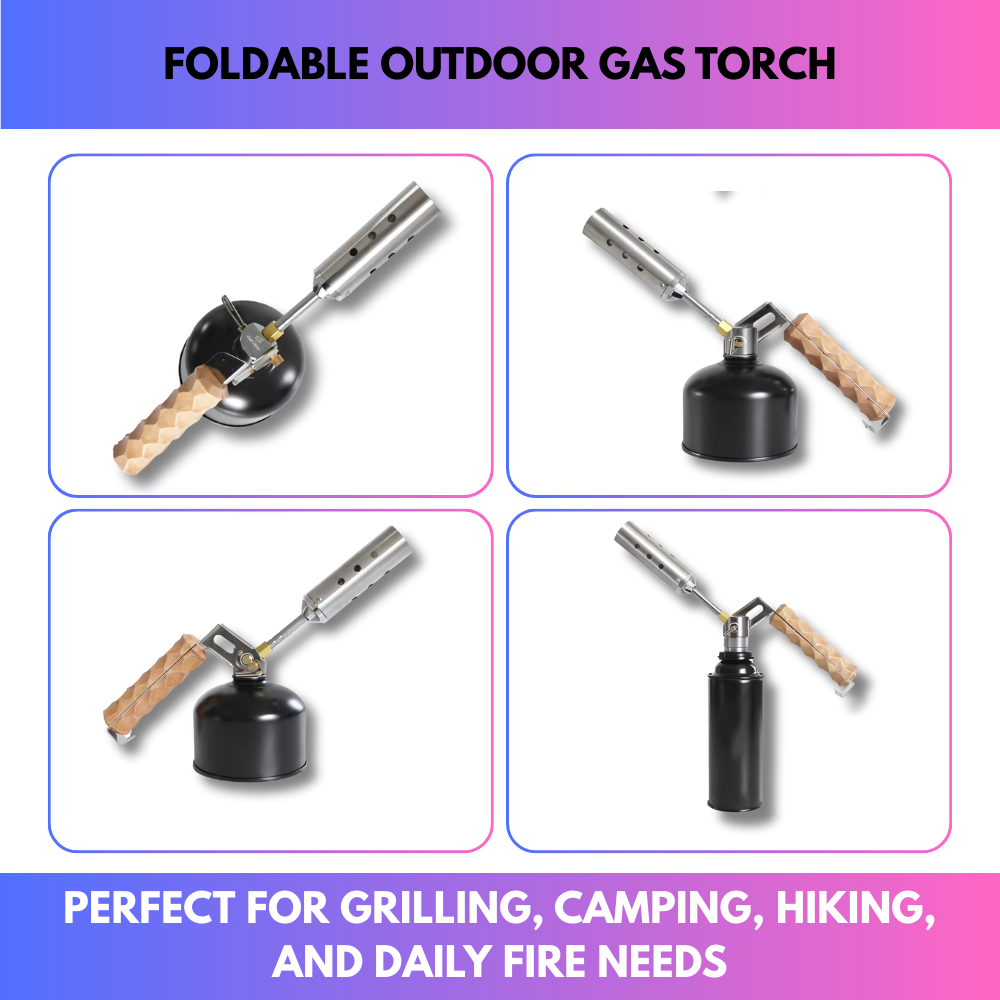 Foldable Outdoor Gas Torch