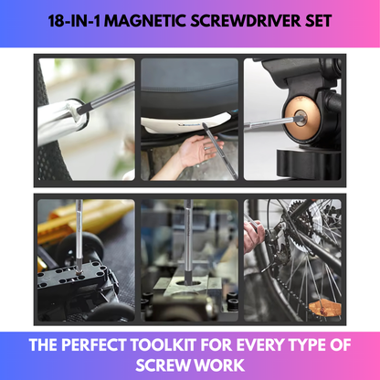 18-in-1 Magnetic Screwdriver Set