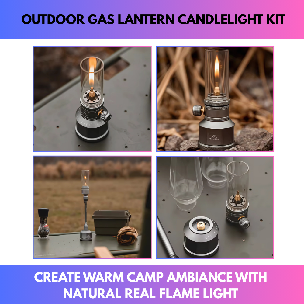 Outdoor Gas Lantern Candlelight Kit