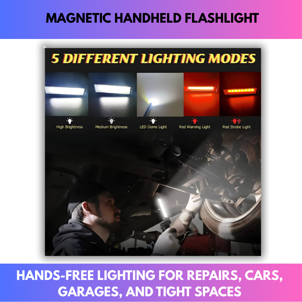 Magnetic Handheld Flashlight