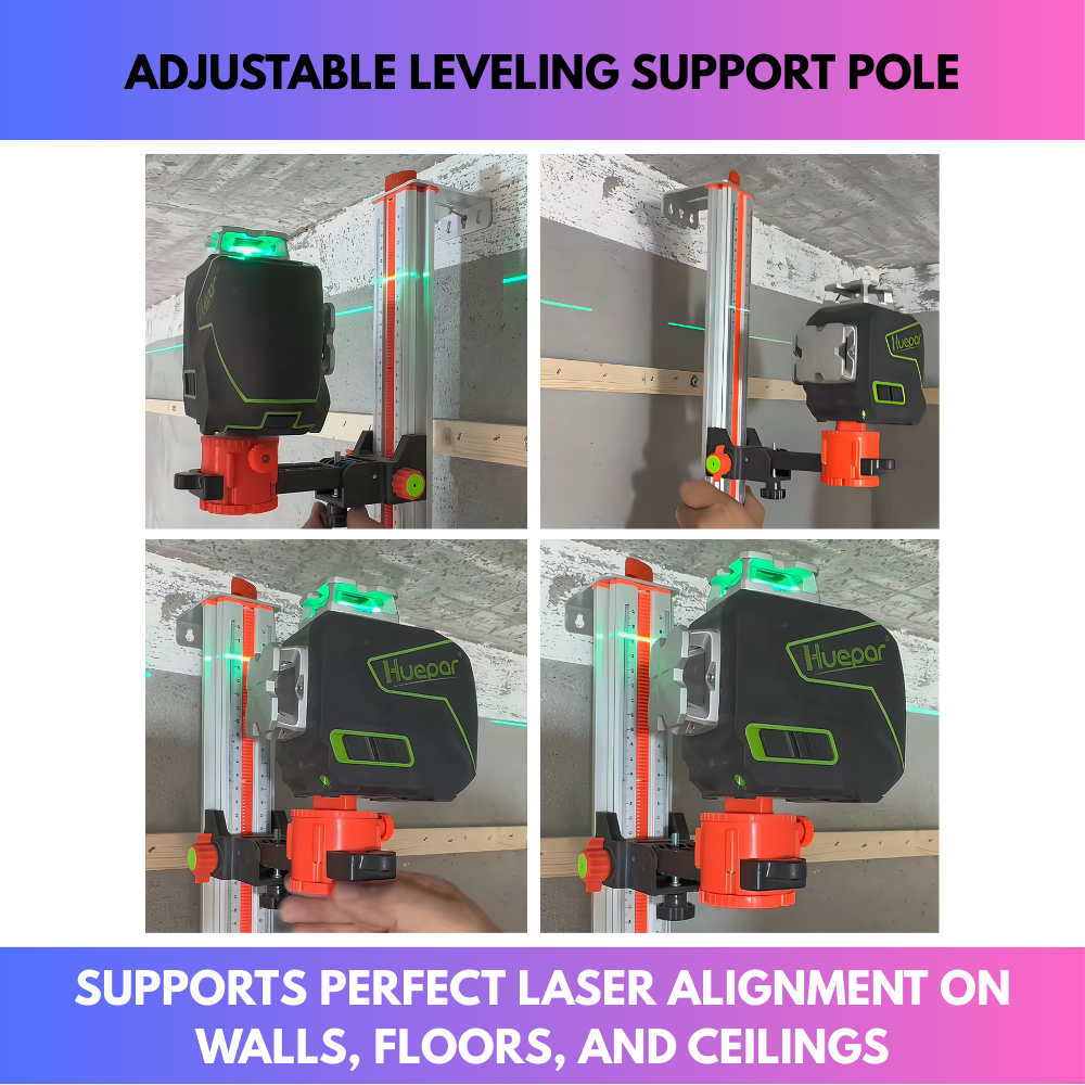 Multifunctional Adjustable Leveling Support Pole