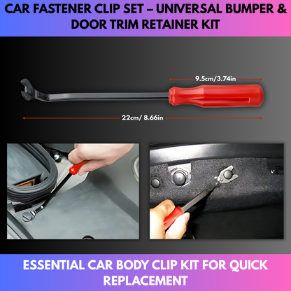 Car Fastener Clip Set – Universal Bumper & Door Trim Retainer Kit