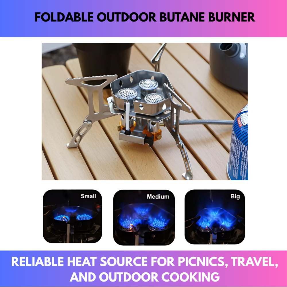 Foldable Outdoor Butane Burner