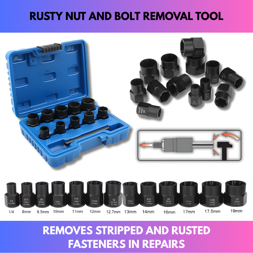 Rusty Nut And Bolt Removal Tool