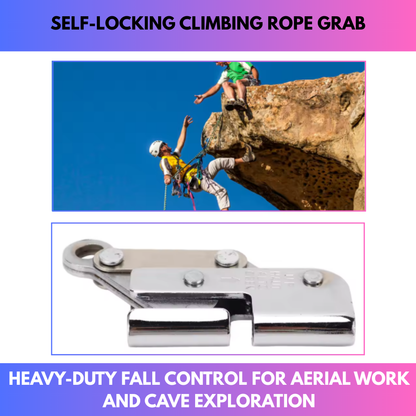 Self-Locking Climbing Rope Grab