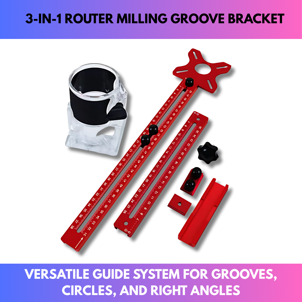 3-in-1 Router Milling Groove Bracket