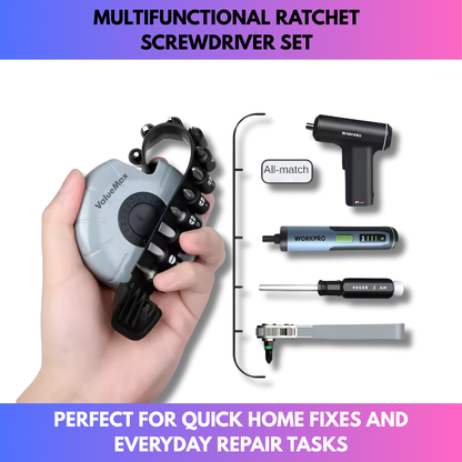Multifunctional Ratchet Screwdriver Set