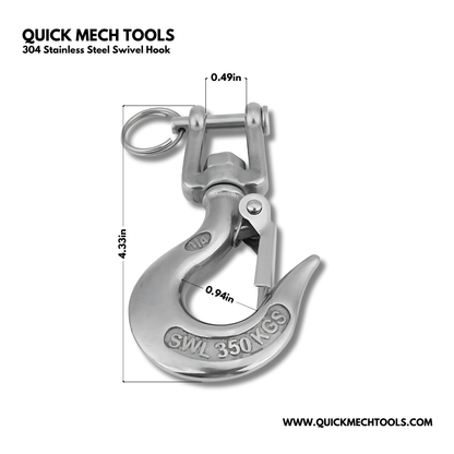 304 Stainless Steel Swivel Hook