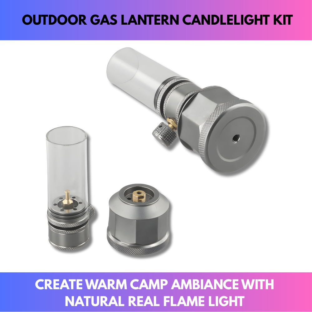 Outdoor Gas Lantern Candlelight Kit