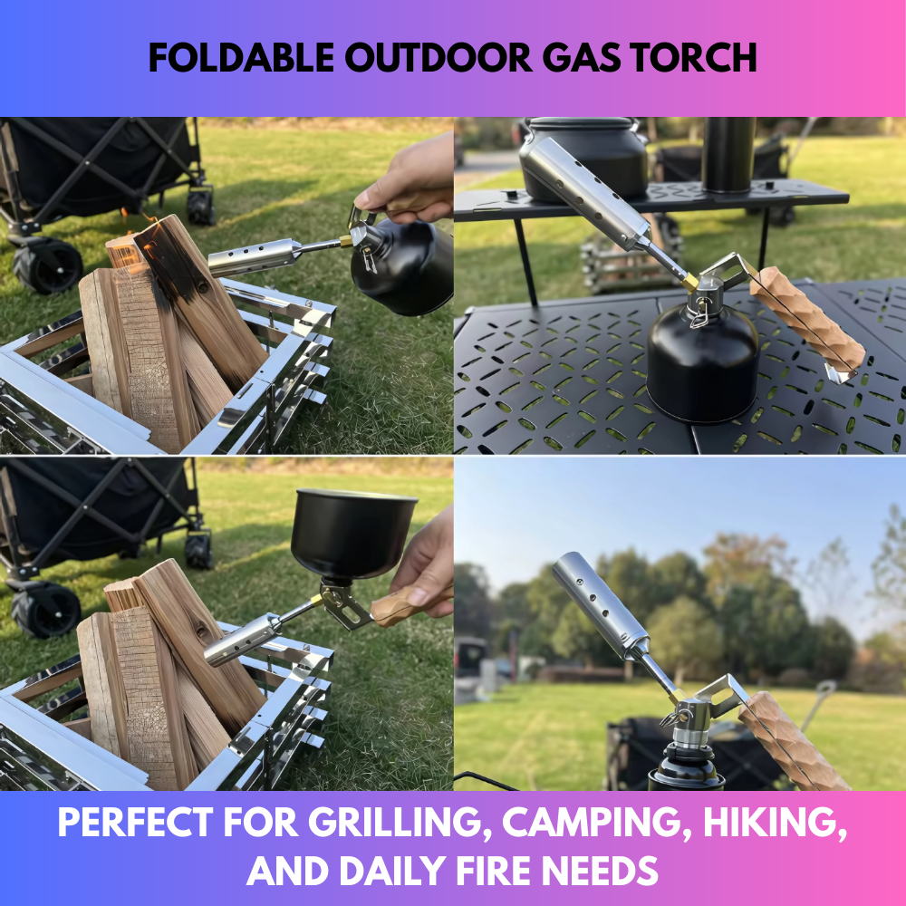 Foldable Outdoor Gas Torch