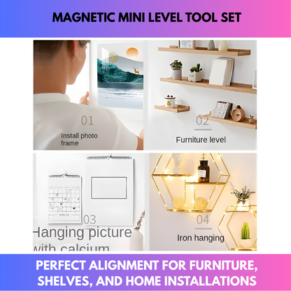 Magnetic Mini Level Tool Set