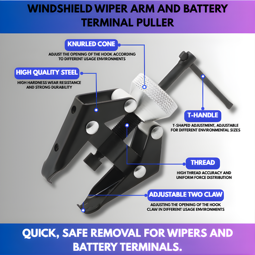 Windshield Wiper Arm and Battery Terminal Puller