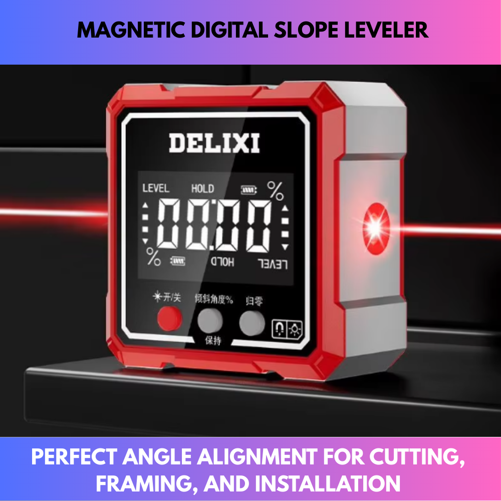 Pathway Leveler Magnetic Digital Slope Leveler – QMT