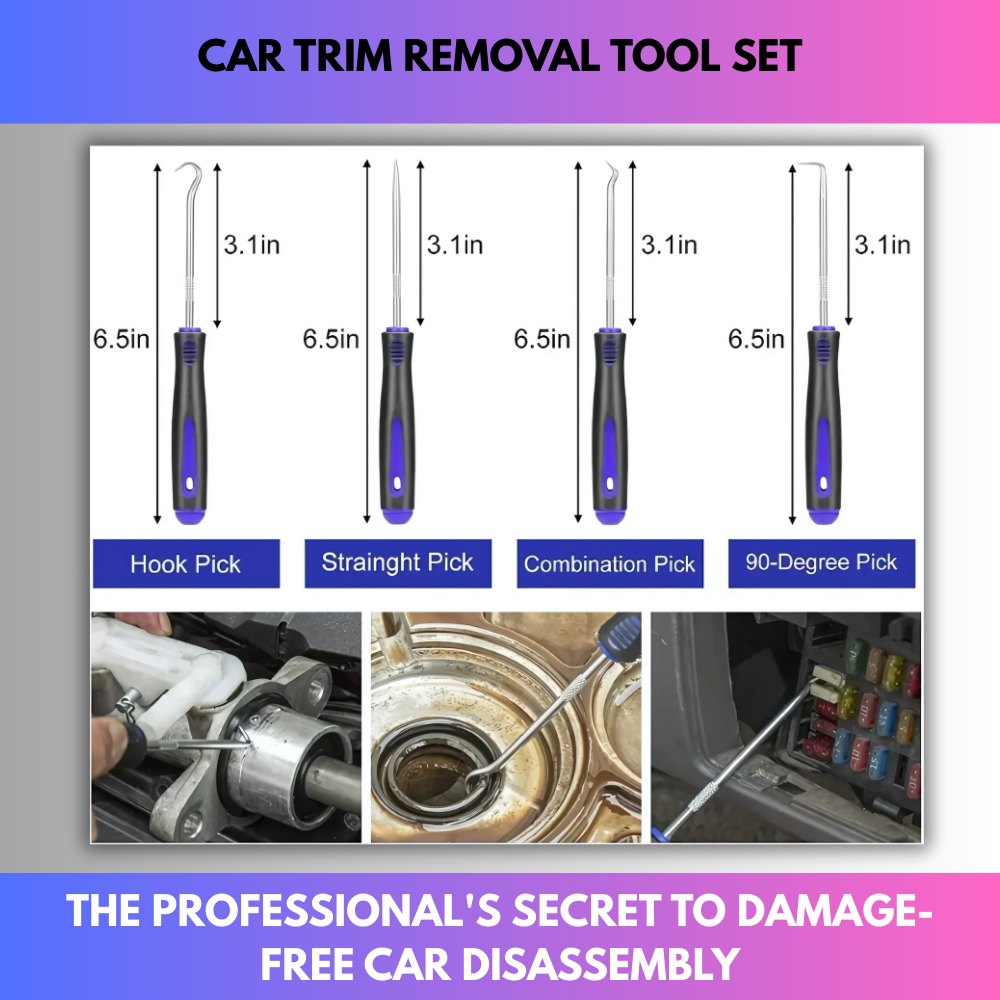 Car Trim Removal Tool Set