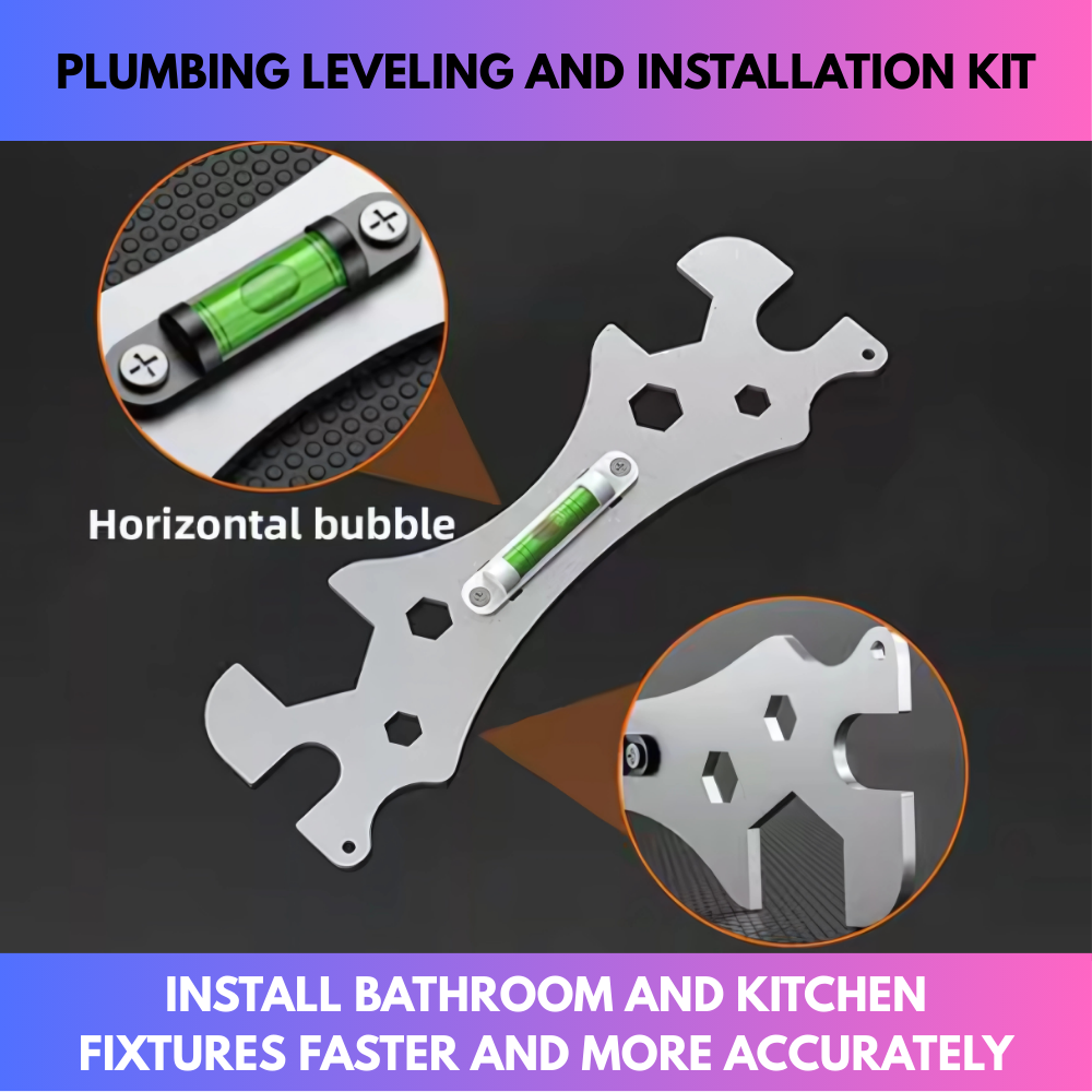 Plumber's Adjustable Leveling And Installation Kit