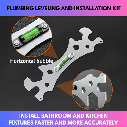 Plumber's Adjustable Leveling And Installation Kit