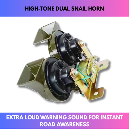 High-Tone Dual Snail Horn