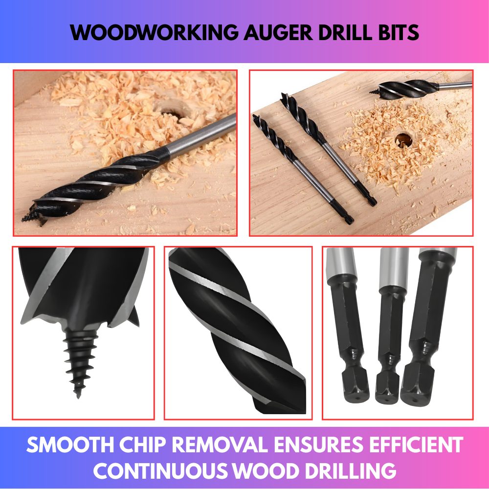 Woodworking Auger Drill Bits