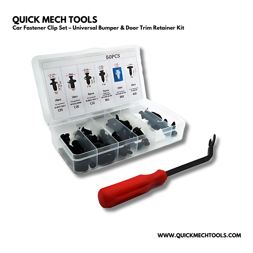 Car Fastener Clip Set – Universal Bumper & Door Trim Retainer Kit
