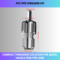 PVC Pipe Threader Kit