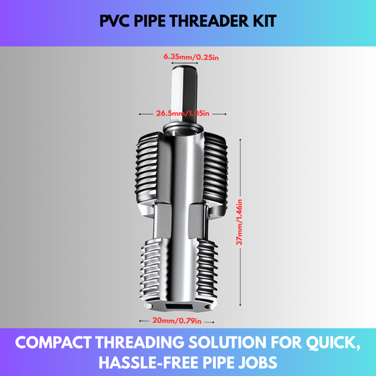PVC Pipe Threader Kit