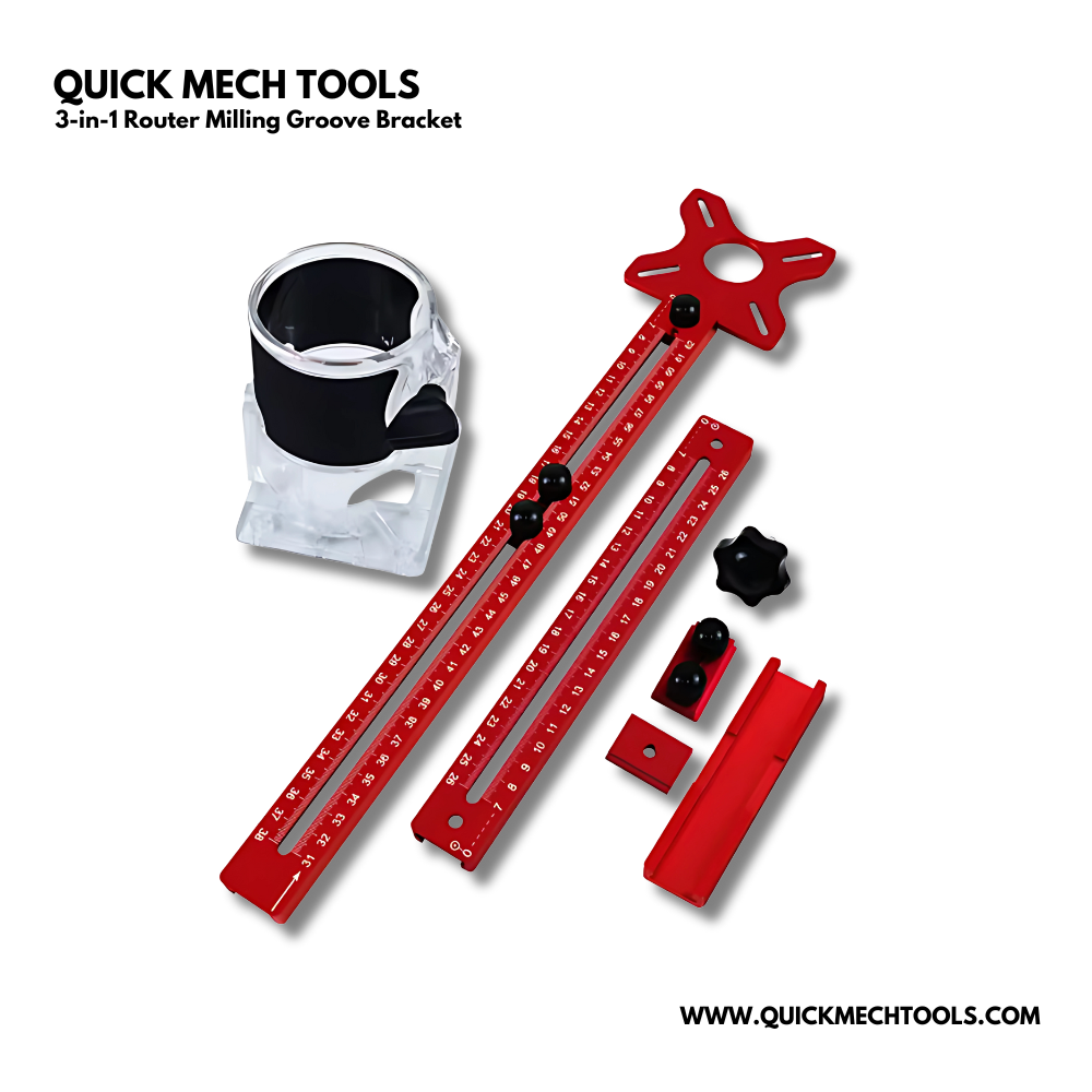 3-in-1 Router Milling Groove Bracket – QMT