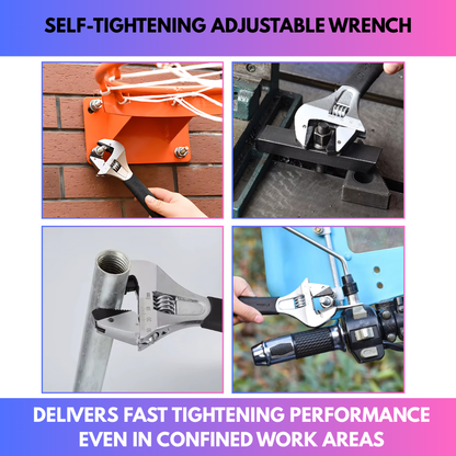 Self-Tightening Adjustable Wrench