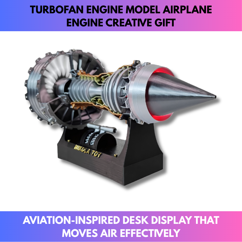 Turbofan Engine Model Airplane Engine Creative Gift