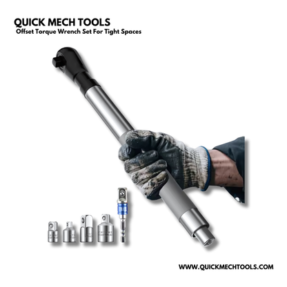 Offset Torque Wrench Set For Tight Spaces