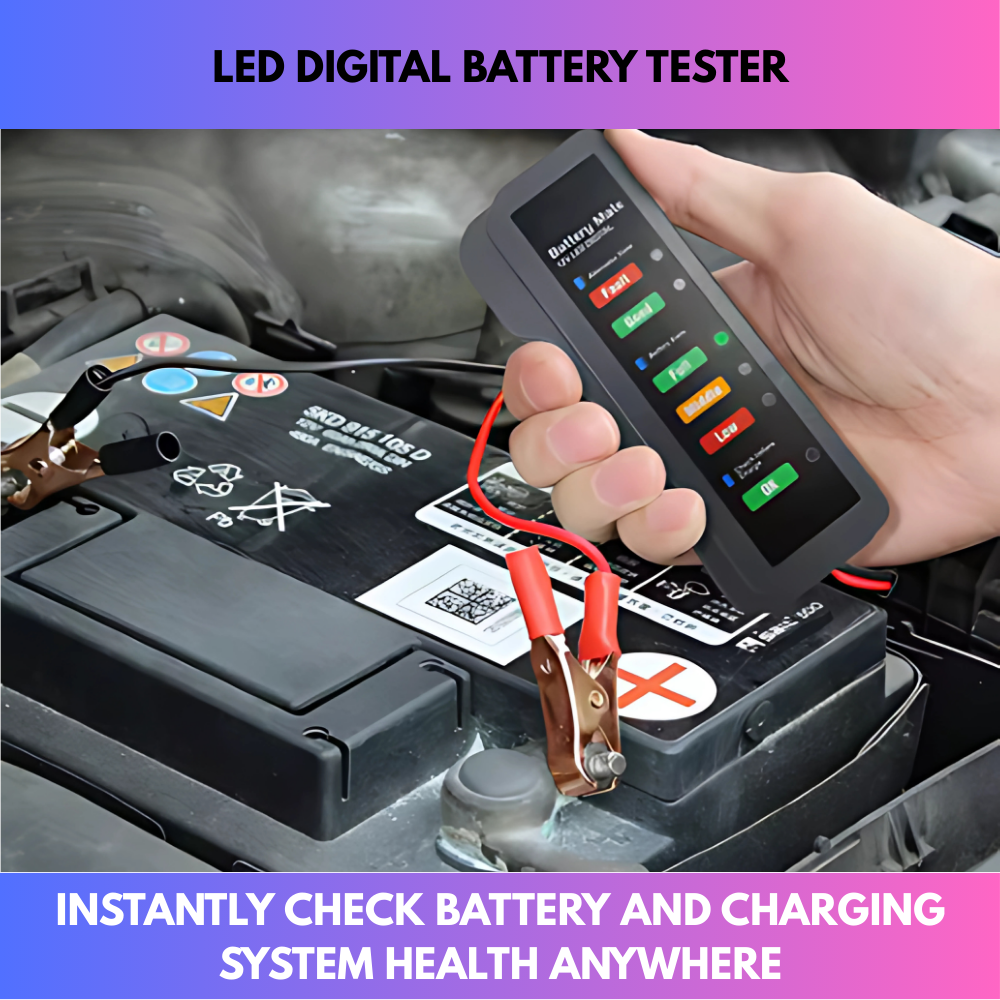 Led Digital Battery Tester