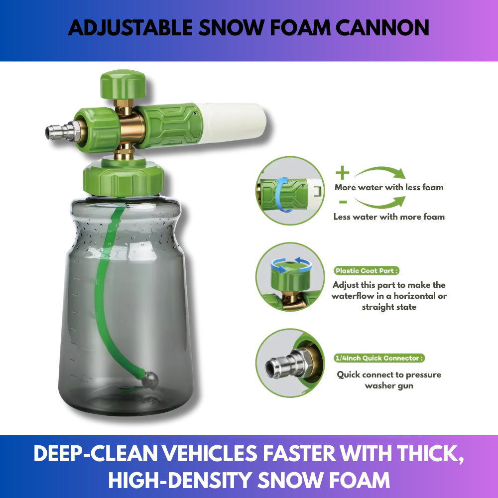 Adjustable Snow Foam Cannon