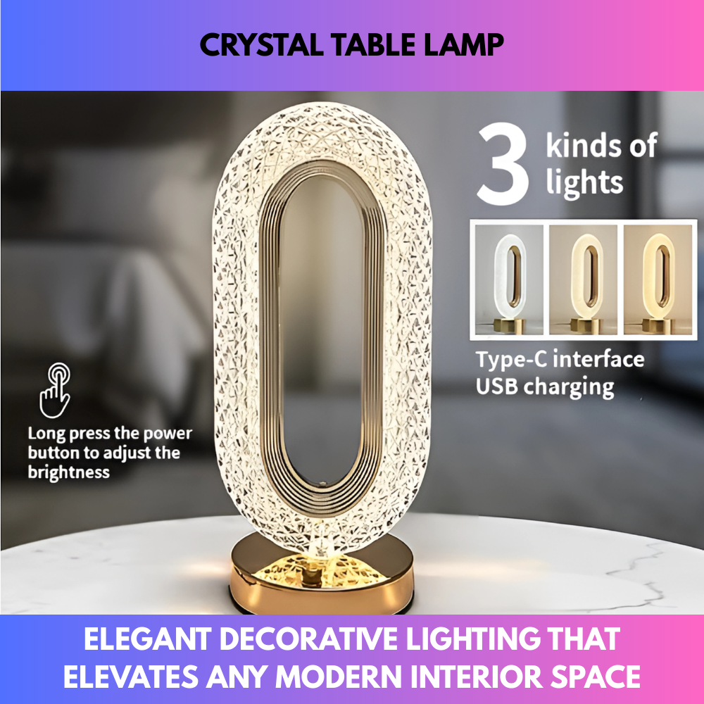 Crystal Table Lamp